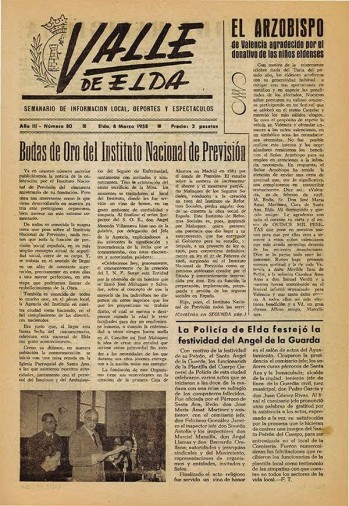 N&uacute;mero 0080 - 8 de marzo de 1958