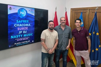 Subze, Safree y Chacoma en el Festival H2O de Elda