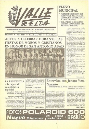 N&uacute;mero 1.383 - 3 de junio de 1983