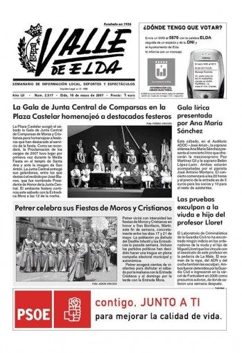 N&uacute;mero 2.517 - 18 de mayo de 2007