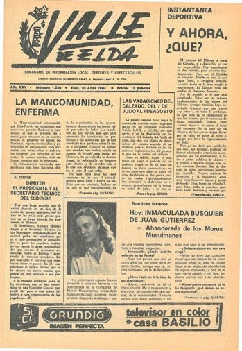 N&uacute;mero 1.230 - 26 de abril de 1980