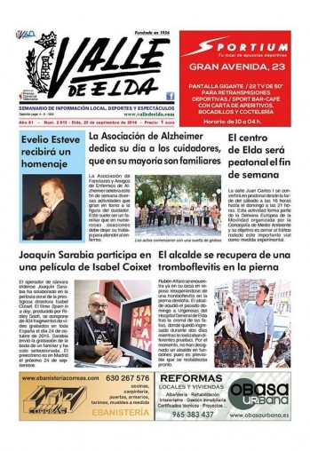 N&uacute;mero 2.913 - 23 de septiembre de 2016