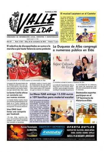 N&uacute;mero 2.752 - 23 de noviembre de 2012