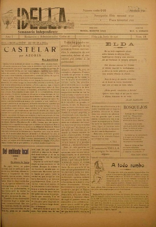 Idella nº 018<span>Año 1926</span>