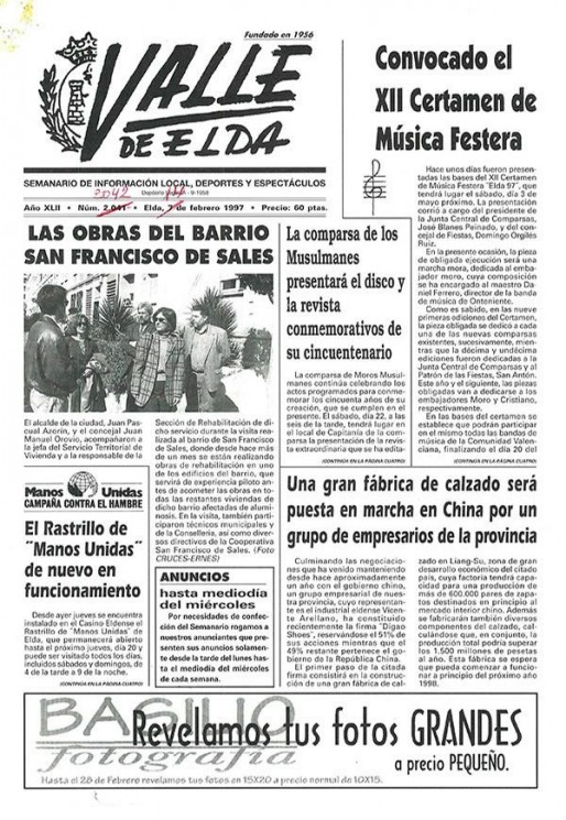 Número 2.042<span>14 de febrero de 1997</span>