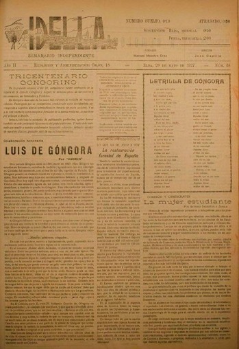 Idella n&ordm; 068 - A&ntilde;o 1927