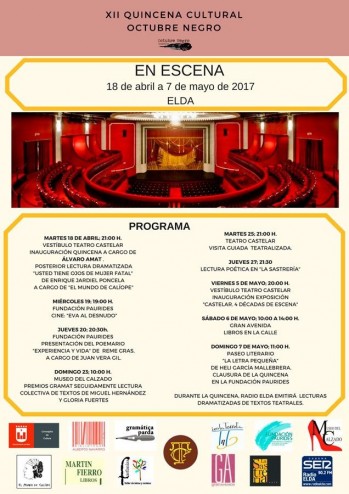 Octubre Negro presenta la 12&ordf; Quincena Cultural "En Escena"