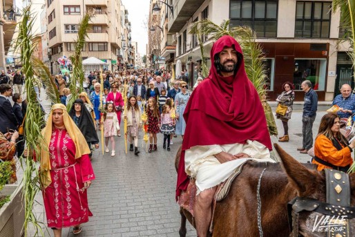 La multitudinaria Procesi&oacute;n de las Palmas inicia la Semana Santa eldense