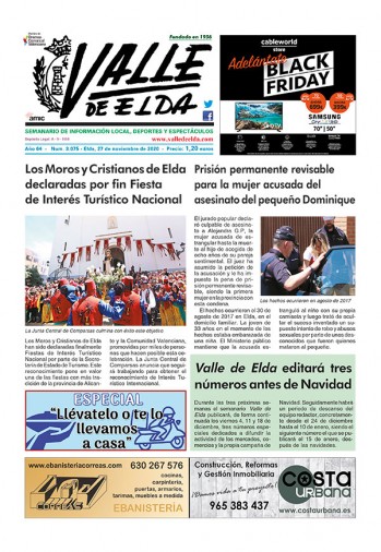 N&uacute;mero 3.075 - 27 de noviembre de 2020