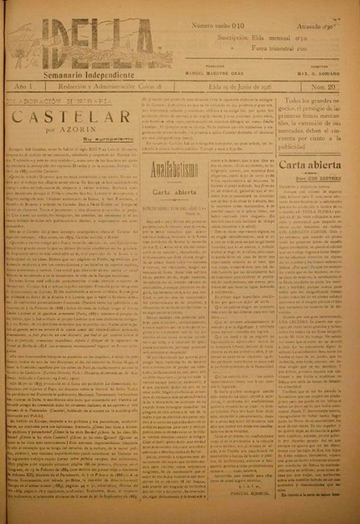 Idella nº 020<span>Año 1926</span>