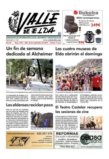 N&uacute;mero 2.871 - 25 de septiembre de 2015