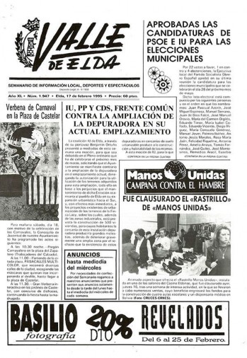 N&uacute;mero 1.947 - 17 de febrero de 1995