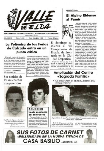 N&uacute;mero 1.630 - 8 de julio de 1988