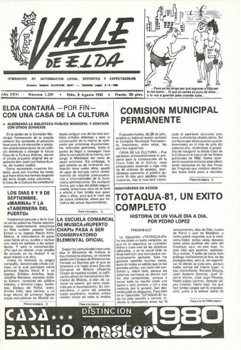 N&uacute;mero 1.291 - 8 de agosto de 1981