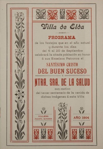 Programa Fiestas Mayores 1904