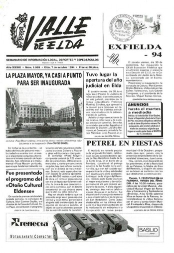 N&uacute;mero 1.928 - 7 de octubre de 1994