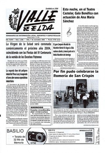 N&uacute;mero 2.358 - 7 de noviembre de 2003