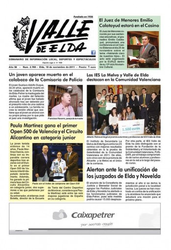 N&uacute;mero 2.708 - 18 de noviembre de 2011