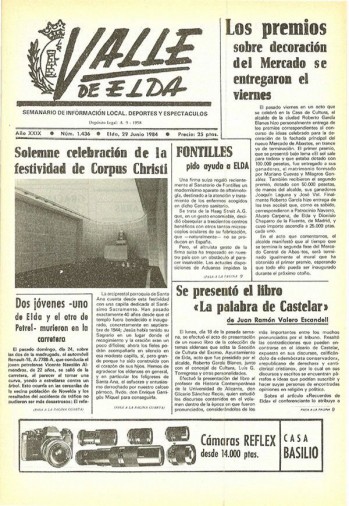 N&uacute;mero 1.436 - 29 de junio de 1984