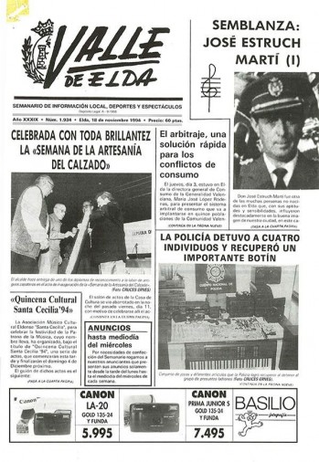 N&uacute;mero 1.934 - 18 de noviembre de 1994
