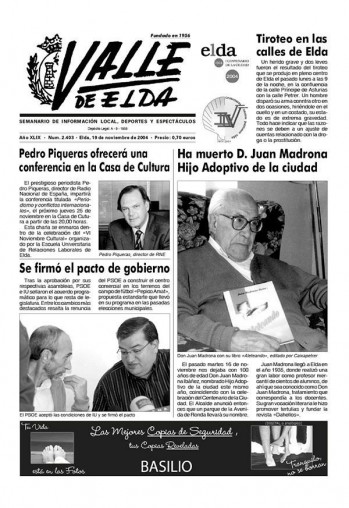 N&uacute;mero 2.403 - 19 de noviembre de 2004