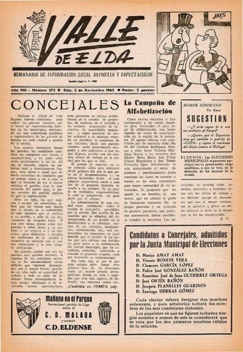 N&uacute;mero 0375 - 2 de noviembre de 1963