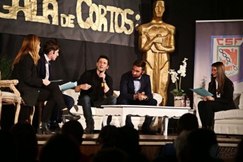 El actor eldense Fran Nortes arropa la primera edici&oacute;n del Festival de Cortos del colegio Sagrada Familia