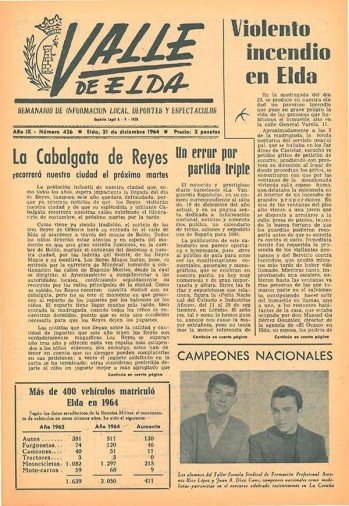 N&uacute;mero 0436 - 31 de diciembre de 1964