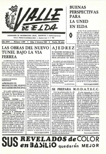 N&uacute;mero 1.299 - 3 de octubre de 1981