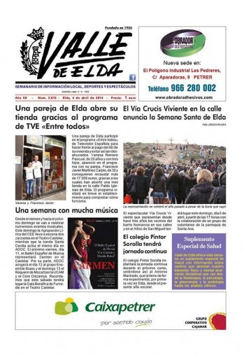 N&uacute;mero 2.813  - 4 de abril de 2014