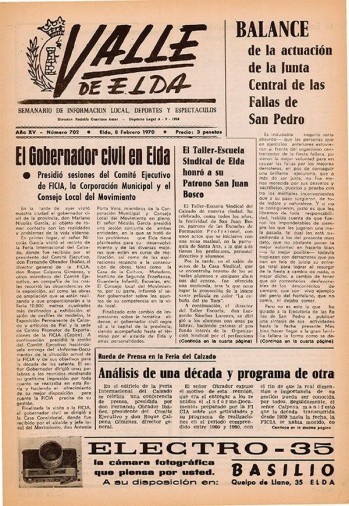 N&uacute;mero 0702 - 8 de febrero de 1970