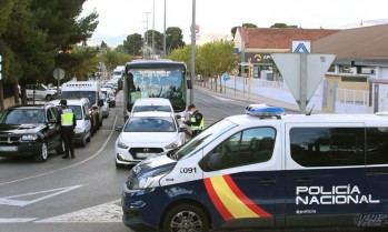 Primer d&iacute;a con control de acceso y salida en Elda y Petrer