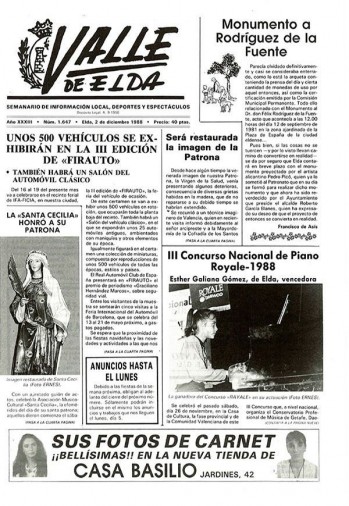 N&uacute;mero 1.647 - 2 de diciembre de 1988