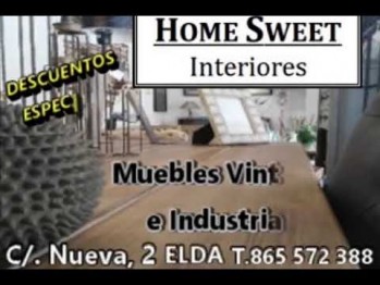 Home Sweet Interiores ofrece descuentos especiales en muebles vintage e industrial