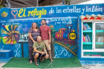 El Grupo Abril abre un renovado punto de lectura en el Peter Ribes