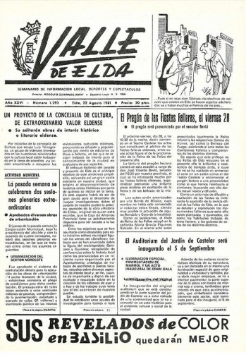 N&uacute;mero 1.293 - 22 de agosto de 1981