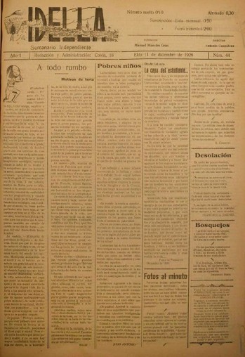Idella n&ordm; 044 - A&ntilde;o 1926