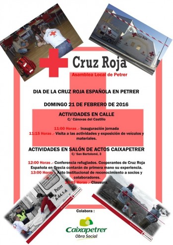 La Asamblea Local de Petrer celebra el D&iacute;a de Cruz Roja Espa&ntilde;ola