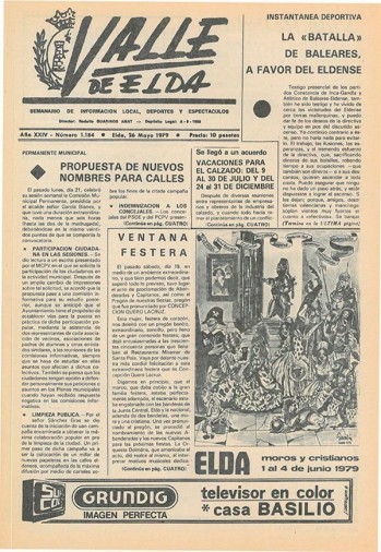 N&uacute;mero 1.184 - 26 de mayo de 1979