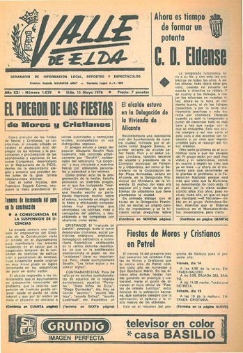 N&uacute;mero 1.029 - 15 de mayo de 1976