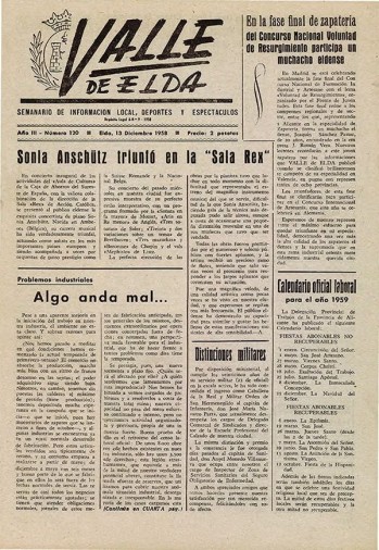N&uacute;mero 0120 - 13 de diciembre de 1958