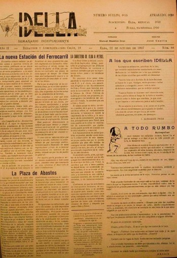 Idella n&ordm; 088 - A&ntilde;o 1927