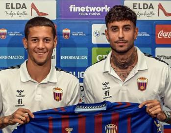 Alan Godoy y V&iacute;ctor Camarasa, presentados como jugadores azulgranas