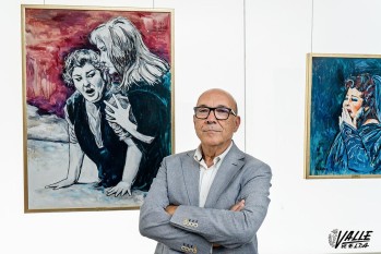 El eldense Franscico Sellers inaugura una exposici&oacute;n pict&oacute;rica sobre Ana Mar&iacute;a S&aacute;nchez