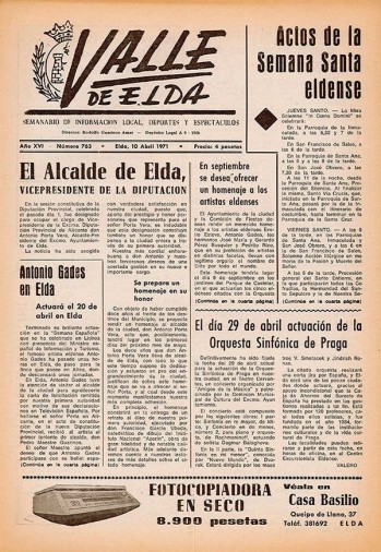 N&uacute;mero 0763 - 10 de abril de 1971