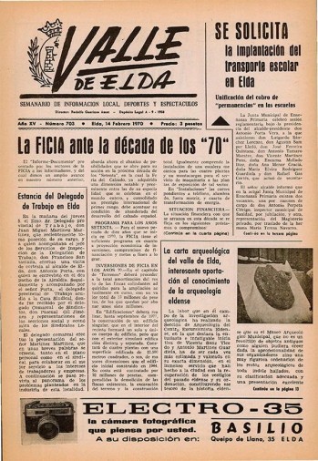 N&uacute;mero 0703 - 14 de febrero de 1970