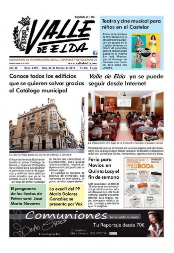 N&uacute;mero 2.849 - 20 de febrero de 2015