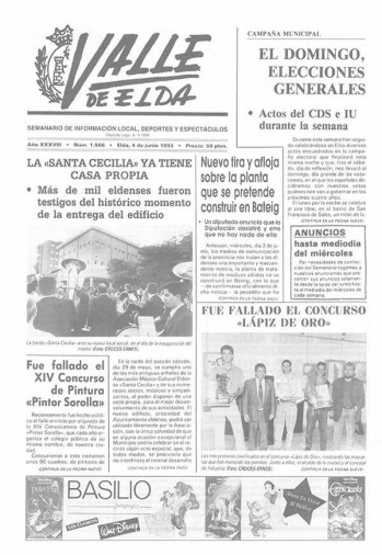 N&uacute;mero 1.866 - 4 de junio de 1993