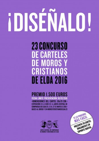 La Junta Central de Comparsas convoca su 23&ordm; concurso de carteles de Moros y Cristianos