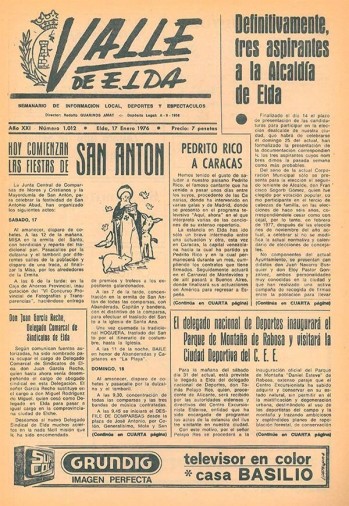 N&uacute;mero 1.012 - 17 de enero de 1976